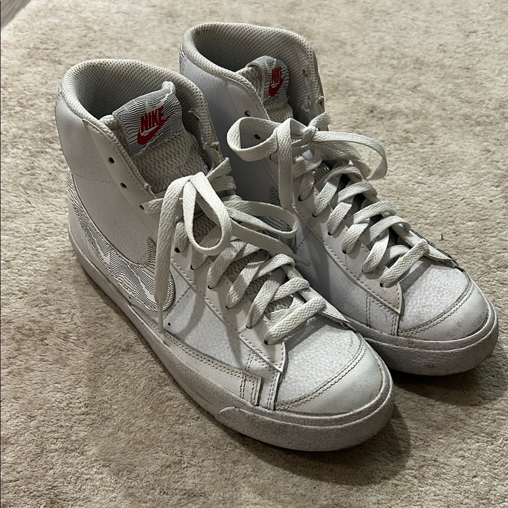 Nike Women's White High-Top Sneakers
